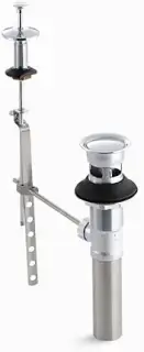 Kohler #K-7126-CP Bathroom Sink Pop-Up Drain with Lift Rod - Polished Chrome