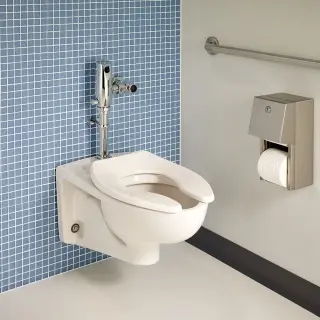 American Standard #2257.101.020 1.1-1.6 gpf White Elongated Wall-Hung Flushometer Toilet Bowl