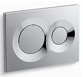 Kohler #K-75890-CP Polished Chrome Lynk Dual Flush Actuator Plate