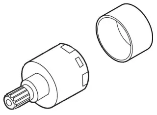 Symmons #RTS-3DIV Triple Outlet Diverter Cartridge