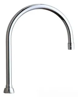Chicago Faucet #GN8AE3JKABCP Lead Free GN Spout-A with E3 Aerator