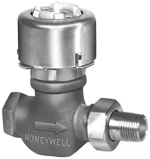 Honeywell #VP525C1016 1/2in Pneumatic Radiator Valve 2 Cv Normally Open - NPT Male Union