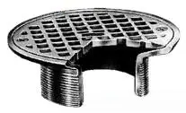 Jay R. Smith #A05NB-24 5in Nickel Bronze Round Strainer Flapper Type Backwater Valve