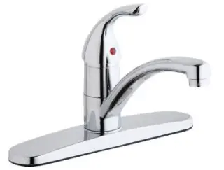 Elkay #LK1000CR Single-Lever Kitchen Faucet without Spray - Chrome