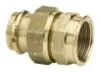 Viega #79720 1-1/2in Bronze ProPress Union Zero Lead - Press x FPT