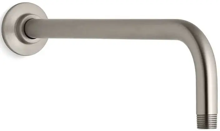 Kohler #K-10124-BN 15in Brushed Nickel Wall-Mount Shower Arm and Flange