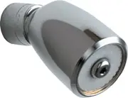 Chicago Faucets #620-CP Chrome Showerhead with Ball Joint and Pressure Compensating Flow Control