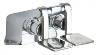 Chicago Faucets #625-CP Chrome Wall Mounted Pedal Valve - Combination