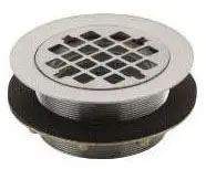 Kohler #K-9132-BN 2in Round Shower Drain Vibrant Brushed Nickel - PVC