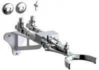 Chicago Faucets #745-VOCP Chrome Wall Mounted - Knee Actuated Valve