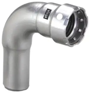 Viega #95040 1in 90° Stainless Steel Street Elbow MegaPress