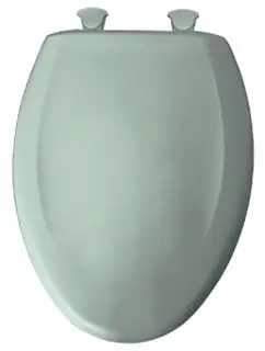 Bemis Church #1200SLOWT455 Seafoam Green Elongated Slow Close Toilet Seat