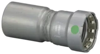 Viega #26045 2" x 1-1/2" MegaPress Carbon Steel Reducer FTG x P - EPDM