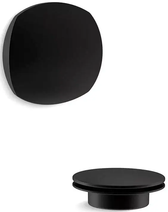 Kohler #K-T37391-BL Contemporary Rotary-Turn Bath Drain Trim - Matte Black