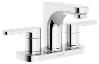 Symmons #SLC-6710-1.0 4in Two Handle Centerset Lavatory Faucet 1.0 GPM - Polished Chrome