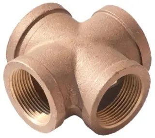 Merit Brass #XNL110-16 1in Lead Free Brass Cross
