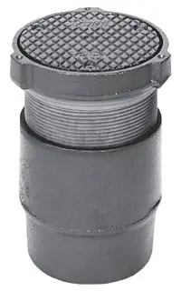 Zurn #P1400-4NL 4in Level-Trol Adjustable Floor Cleanout Neo-Loc - Cast Iron