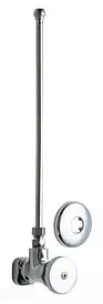 Chicago Faucets #1019-ABCP Angle Stop Fitting with Supply Tube