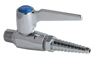 Chicago Faucets #909-AVGCP Chrome 1-Handle Wall-Mount Gas Fitting