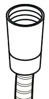 Symmons #RTS-045 60" Shower Hose with Check Valve - Chrome Plated