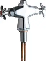 Chicago Faucets #929-317CP Chrome 2-Handle Deck-Mount Laboratory Faucet
