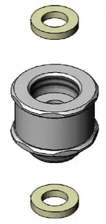 T&S Brass #018200-40 Pre-Rinse Live Swivel