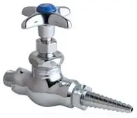 Chicago Faucets #937-CHAGV-CP 1-Handle Wall-Mount Single Water Fitting