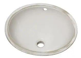 American Standard #0495221.020 15x12 Oval White Undermount Sink