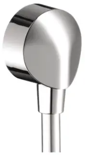 Hansgrohe #27458003 Chrome Shower Wall Outlet with Vacuum Breaker