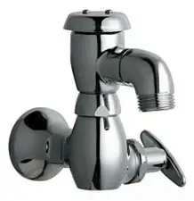 Chicago Faucets #952-CP 1/2" Chrome Wall Mounted Single Hole Inside Sillcock