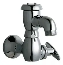 Chicago Faucets #952-CP 3/4" Chrome Wall Mounted Single Hole Inside Sillcock