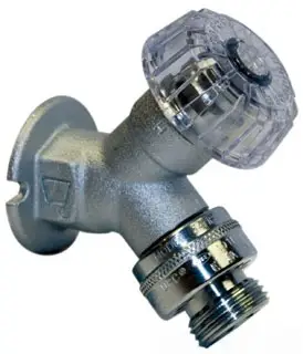 Woodford #24CP-BR 1/2in CP Inlet Rough Brass Anti-Siphon Wall Faucet