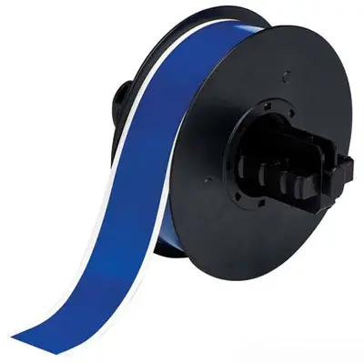 Brady #B30C-500-595-BL 0.5in x 100ft Blue Vinyl Label Tape