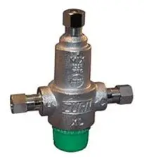 Zurn #P6900-TMV-1-XL 3/8in Thermostatic Mixing Valve Chrome Plated
