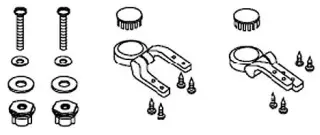 Kohler #85178-CP Polished Chrome Hinge Kit
