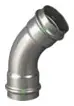 Viega #80445 1/2in 316 Stainless ProPress 45° Elbow