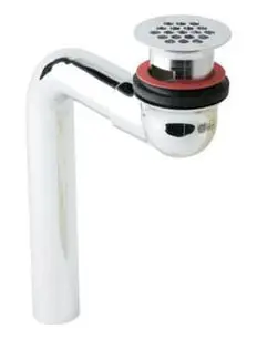 Elkay #LKAD174 1-1/2in Chrome Plated Brass Lavatory Drain with Overflow - Offset