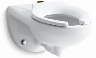 Kohler #K-4325-0 Kingston 1-1/2in Top Spud Wall-Hung Toilet Bowl 1.28/1.6 gpf - White
