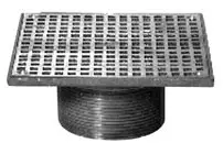 Zurn #ZB400-5S-CP 5x5 Chrome-Plated Bronze Square Strainer