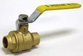 Apollo #94A-206-01 1-1/4" Brass Full Port Ball Valve 600 CWP - Solder