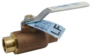 Apollo #70LF-204-01 3/4in Lead Free Bronze Ball Valve 600# - FNPT