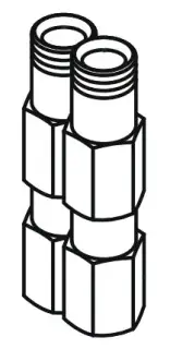 Symmons #LL-71B Inline Check Valves (Pair)