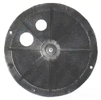 Zoeller #17-0294 18in One Piece Polyethylene Sump Basin Cover 1-1/2in Discharge