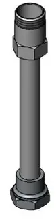 T&S Brass #B-1912-10 7-5/8in Straight Swivel Extension