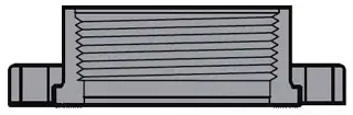 Spears #855-020C 2in CPVC Van Stone Style Flange Class 150 - Socket