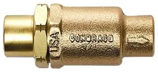 Apollo #61LF-603-01 1/2in Lead Free Bronze Soft Seat Check Valve - Sweat