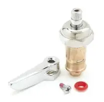 T&S #012444-25 Cerama Hot Quarter-Turn Cartridge with Lever Handle
