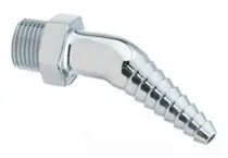 Chicago Faucets #E7XTJKCP Serrated Angle Nozzle Chrome Plated