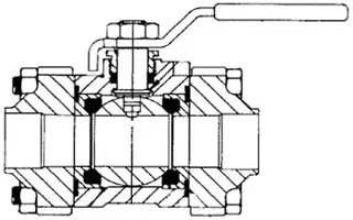 Conbraco #77W-105-01 1in Press Ball Valve - Press