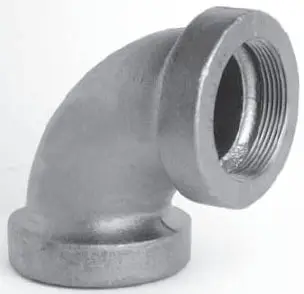 Ward #2.BDL 2in Cast Iron Drainage 90° Short Turn Elbow
